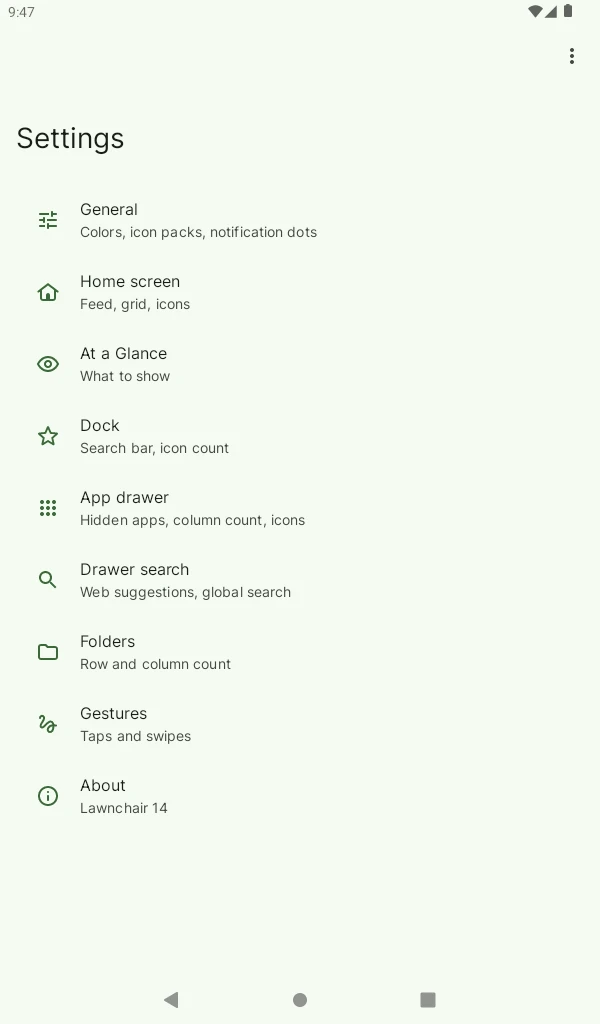 Lawnchair-Launcher 7